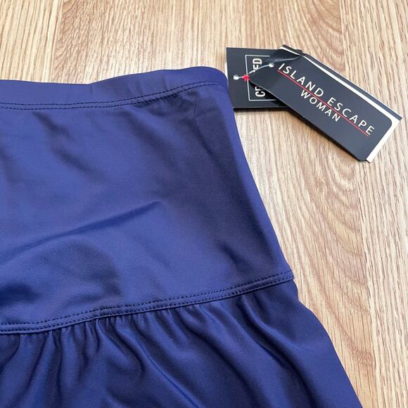 Island Escape Swim Skirt, 20W - Picture 2 of 7